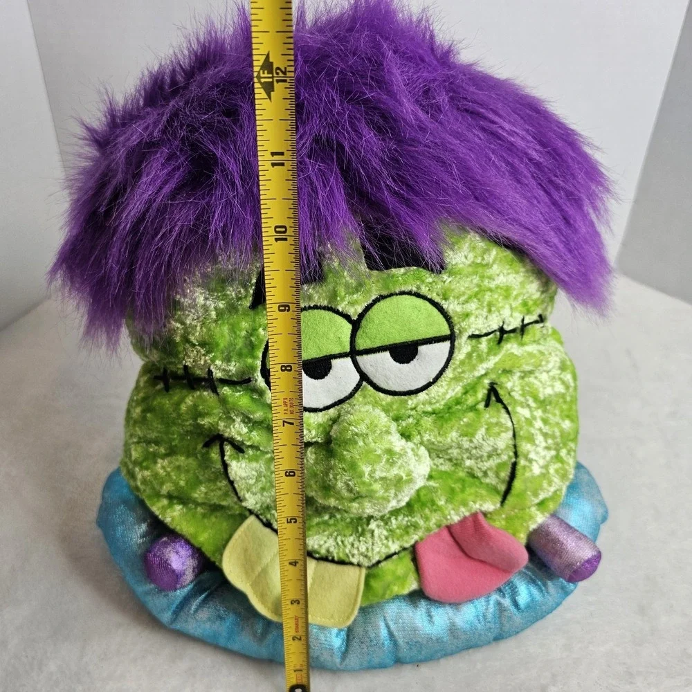 Happy Haunters Frankenstein Monster Plush Hat Halloween Costume One Size Vintage